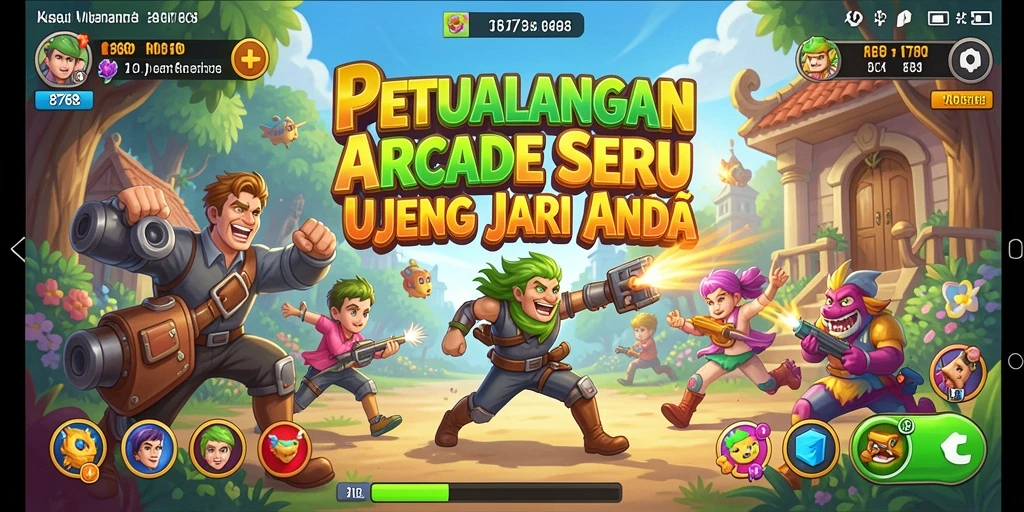 Screenshot utama 8768 menunjukkan gameplay yang penuh aksi dan tantangan.