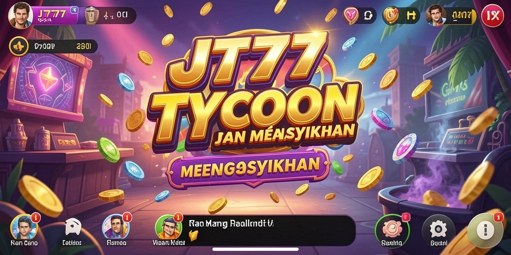 Tampilan gameplay JT777 yang menarik dan interaktif dalam membangun bisnis.
