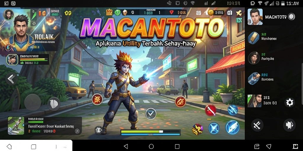 Tampilan antarmuka MACANTOTO yang intuitif dan fungsional.