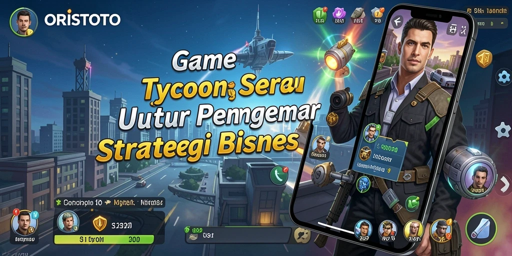 Screenshot gameplay menampilkan keseruan membangun bisnis Tycoon.