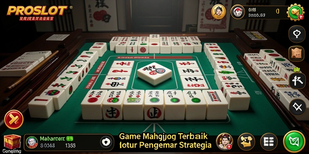 Tampilan gameplay menarik di PROSLOT dengan suasana Mahjong yang seru.
