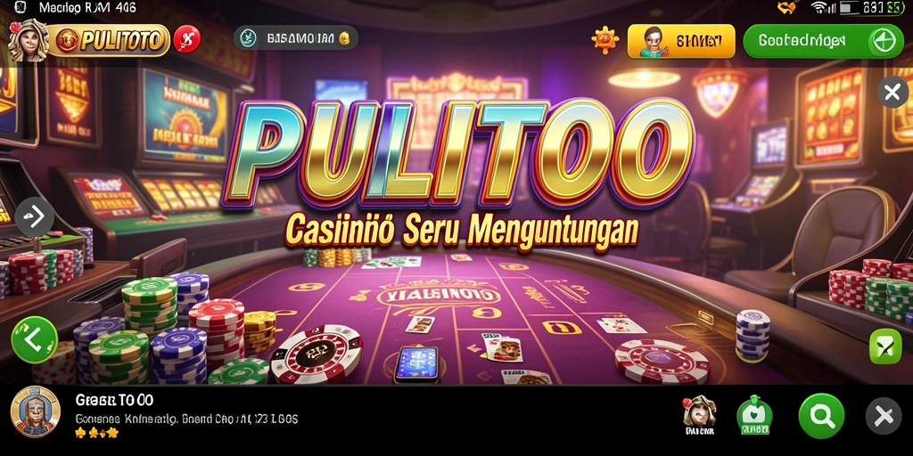 Tampilan permainan PULITOTO yang menarik dan penuh warna.