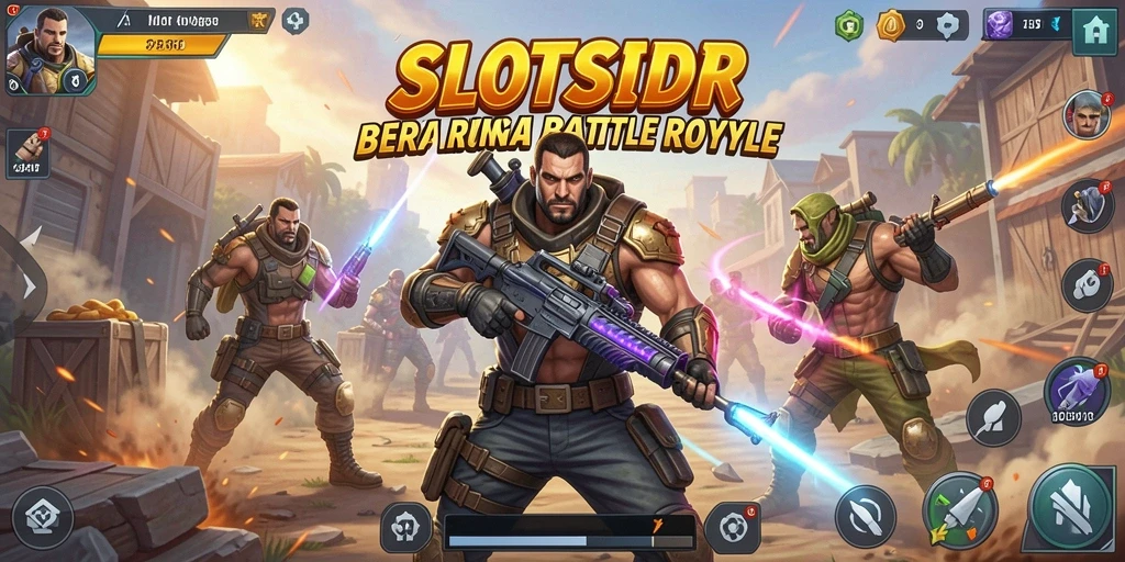 Gameplay seru SLOTSIDR dalam pertempuran Battle Royale.