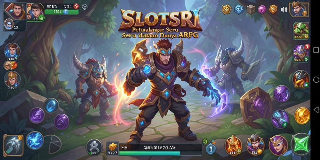 Tangkapan layar gameplay SLOTSRI menampilkan aksi seru dalam dunia ARPG.
