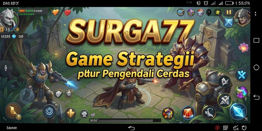 Tangkapan layar dari gameplay strategis di SURGA77 menunjukkan momen mendebarkan.