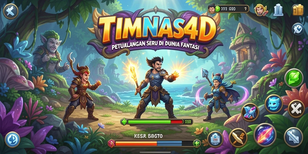 Tampilan gameplay TIMNAS4D yang mendebarkan dan interaktif.