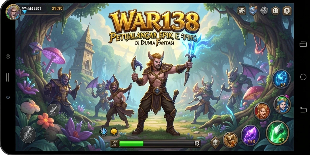 Tampilan gameplay petualangan yang epik dan menakjubkan di WAR138.